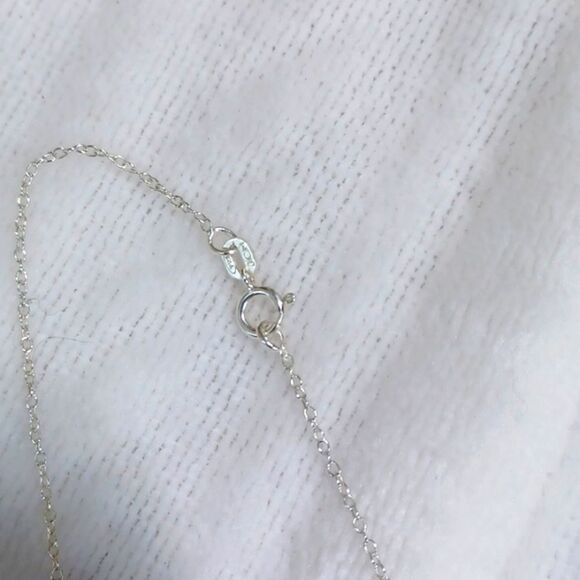 Sterling Silver & Gold  GrandMom Always Loved Heart Necklace 18 L - Picture 13 of 14